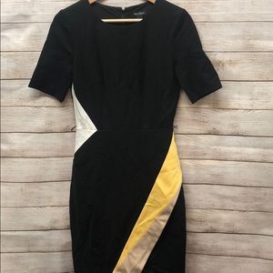 Black Sheath WHBM Short Sleeve Dress, Size 2, NWT
